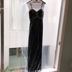 Elegant NAVY long cocktail or dance dress
